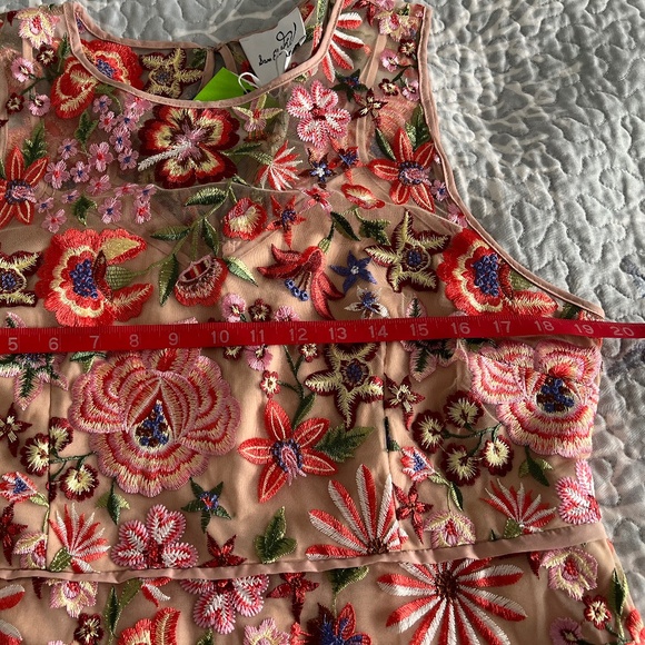 Sam Edelman Women's Sleeveless Printed Embellished Sheath Dress Size 16 NWT - Picture 8 of 15